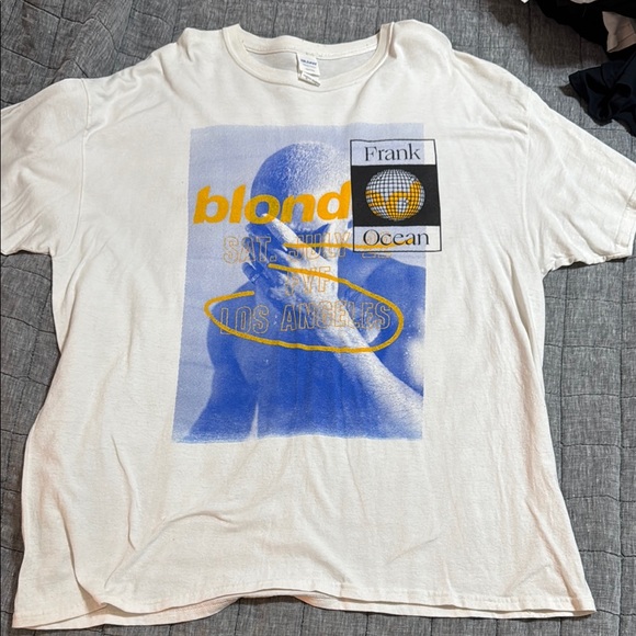 Frank Ocean FYF FEST 2017 Blonde Graphic Tee - Picture 1 of 3
